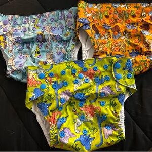 Kinder Cloth Mike Bennett Printed Diaper Pockets
